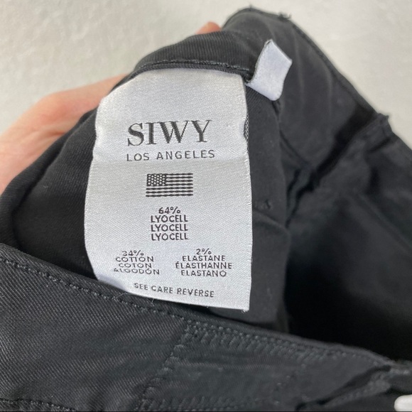 NWT Nordstrom SIWY Black Hailey Wide Leg Pants - Picture 8 of 8